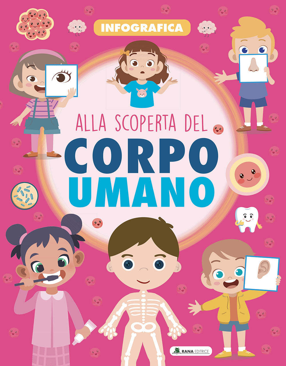 Copertina del libro ALLA SCOPERTA DEL CORPO UMANO. INFOGRAFI
