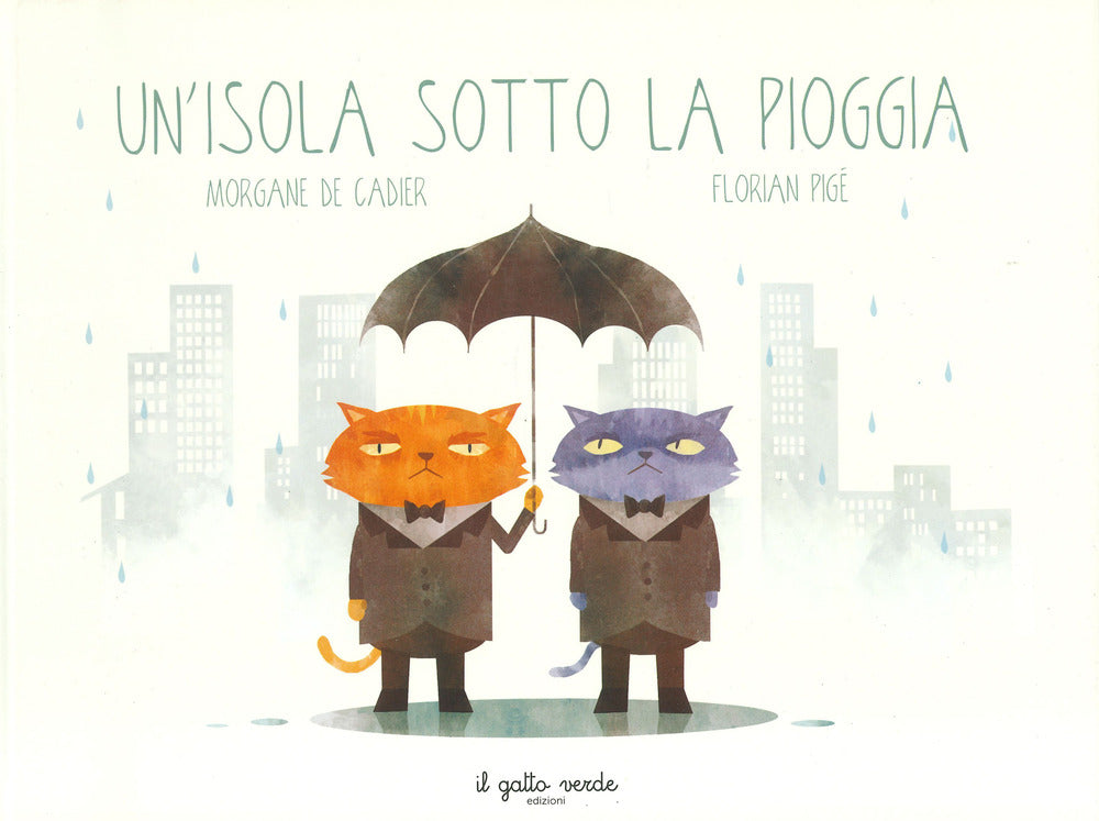 Copertina del libro UN'ISOLA SOTTO LA PIOGGIA