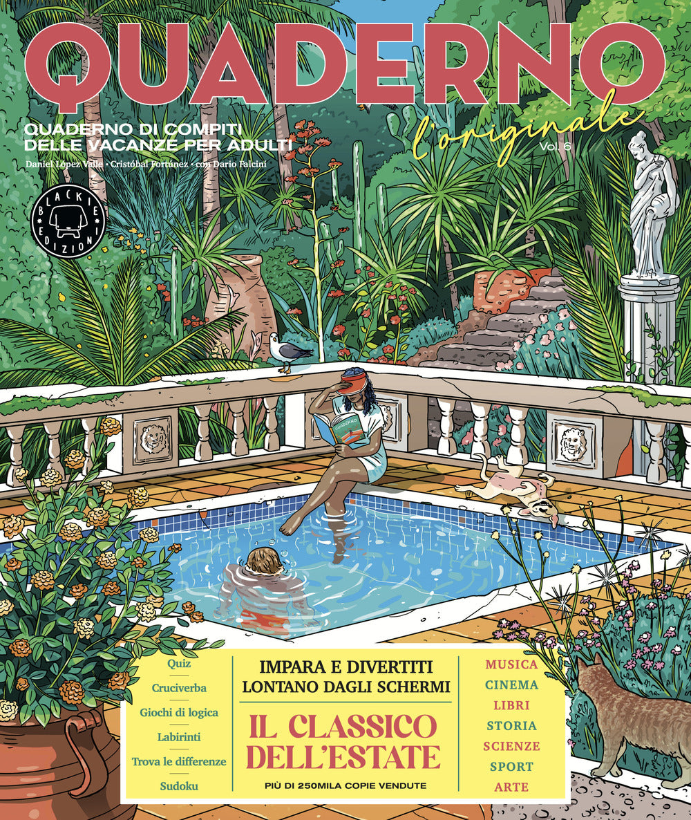 Copertina del libro QUADERNO BLACKIE COMPITI 6