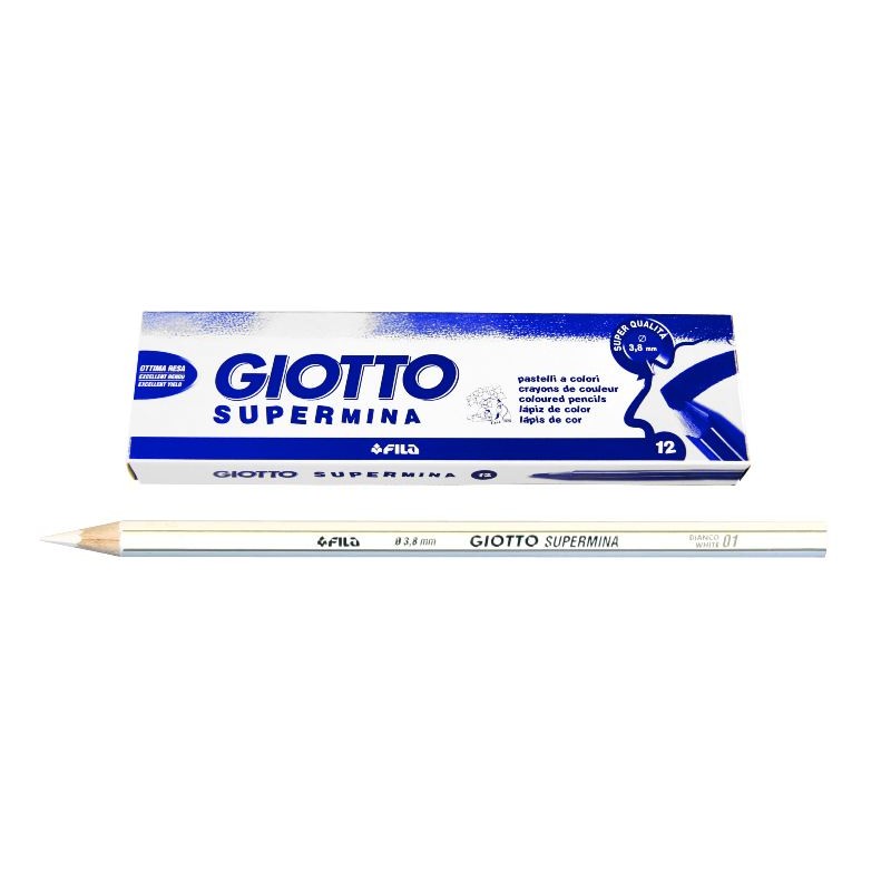 COLORE A MATITA BIANCO SUPERMINA GIOTTO Immagine principale del prodotto