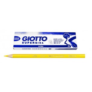 COLORE A MATITA GIALLO FLUO SUPERMINA GIOTTO