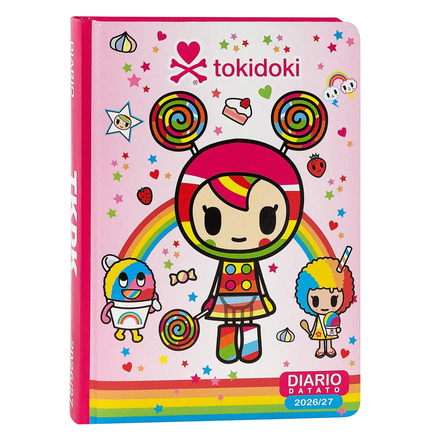 AGENDA - SUPERDIARIO 12 MESI 2026-2027 TOKIDOKI FUXIA