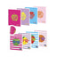 Notebook A6 Tinta Unita Juice Fogli Bianchi Copertina Rigida Profumata con Clip